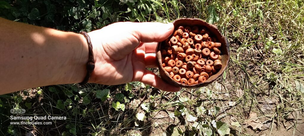 Estas perlas fueron lavadas recién sacadas del fuego